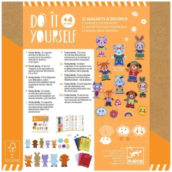 Djeco DIY - Knutsel Dierenmagneten - 15dlg.