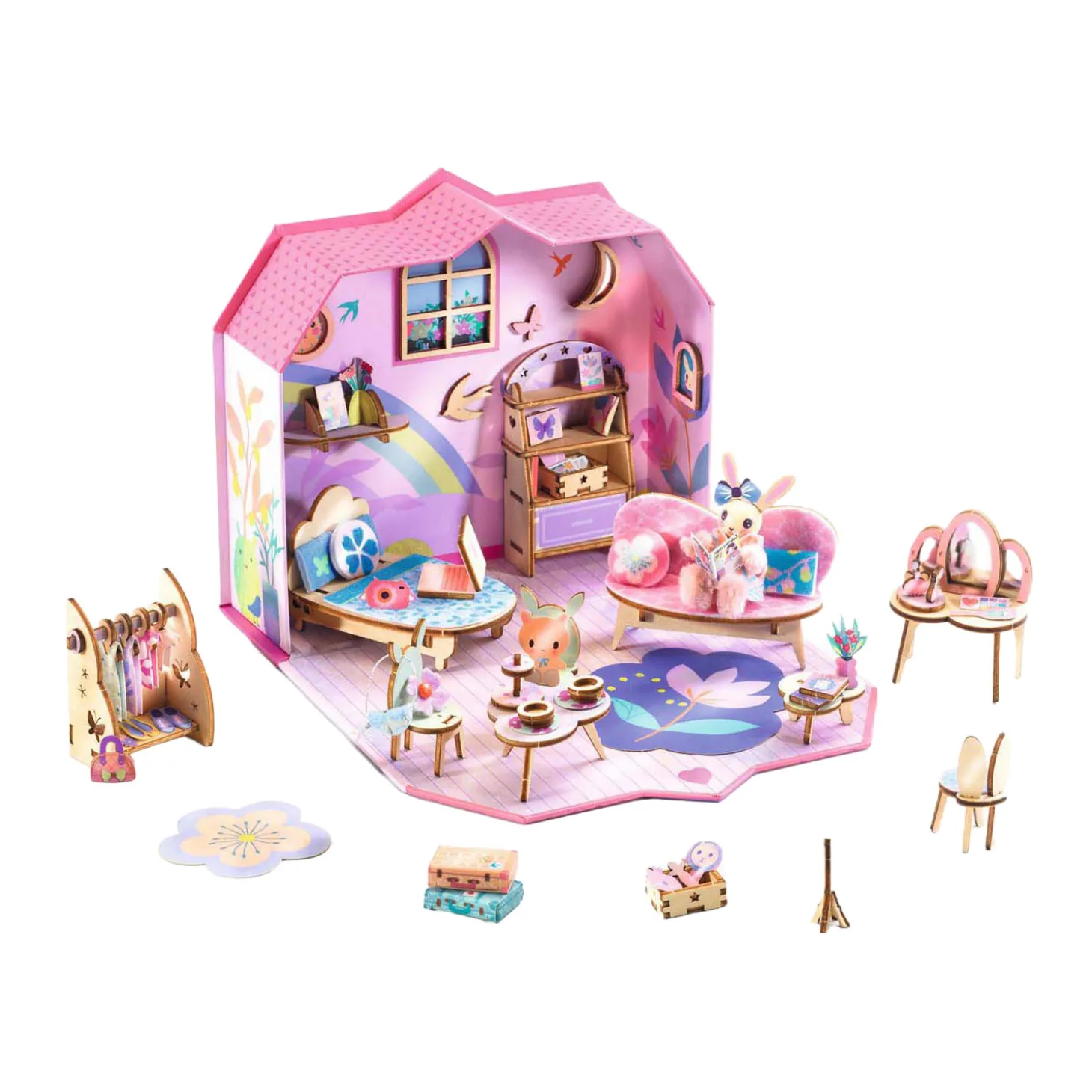 Djeco DIY - Knutselset Huisje Maken Rosie