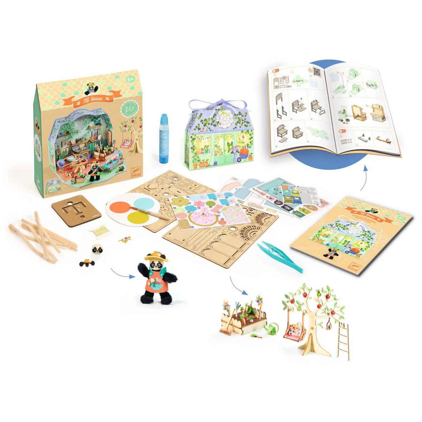 Djeco DIY - Knutselset Huisje Maken Olive