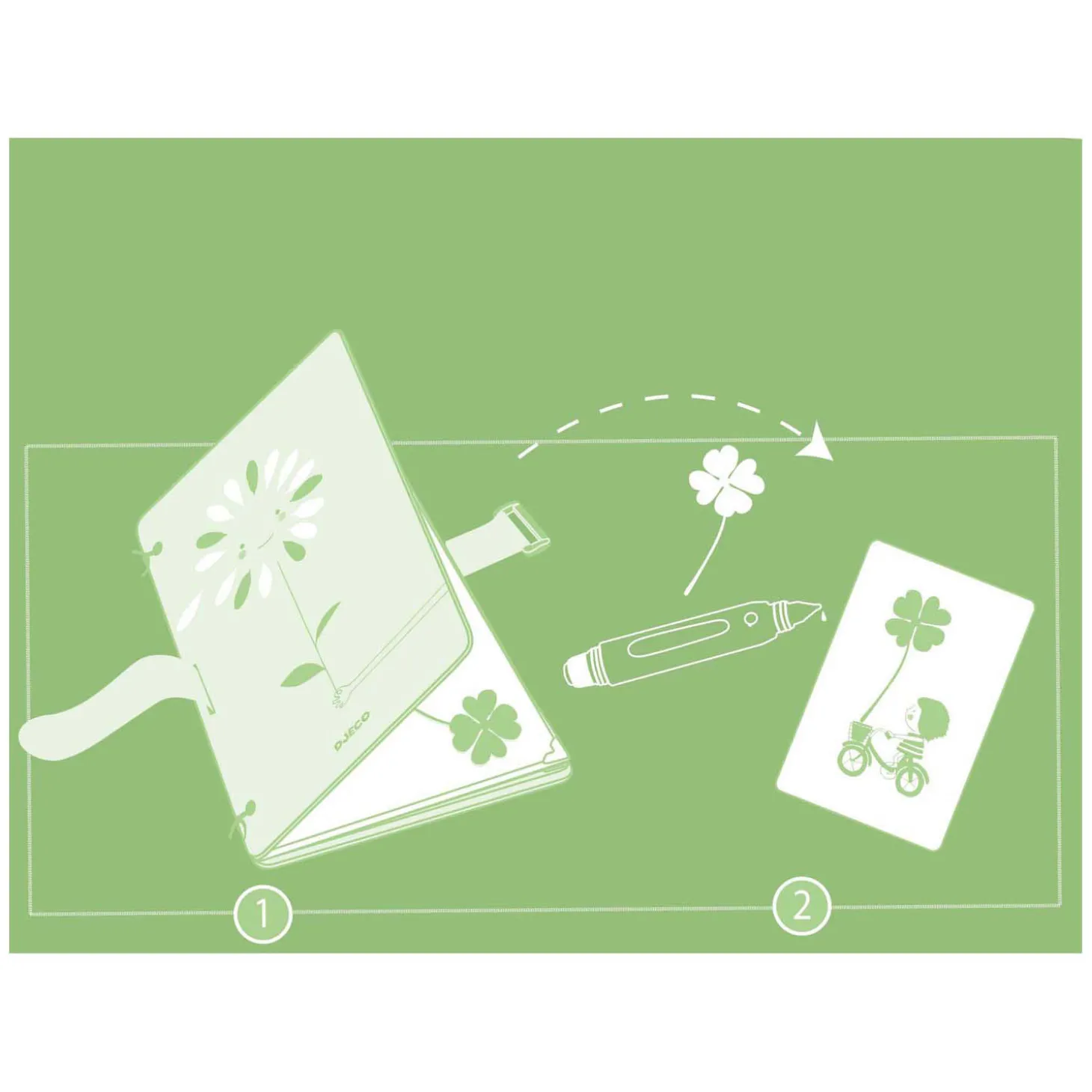 Djeco DIY - Knutselset Kaarten Natuur