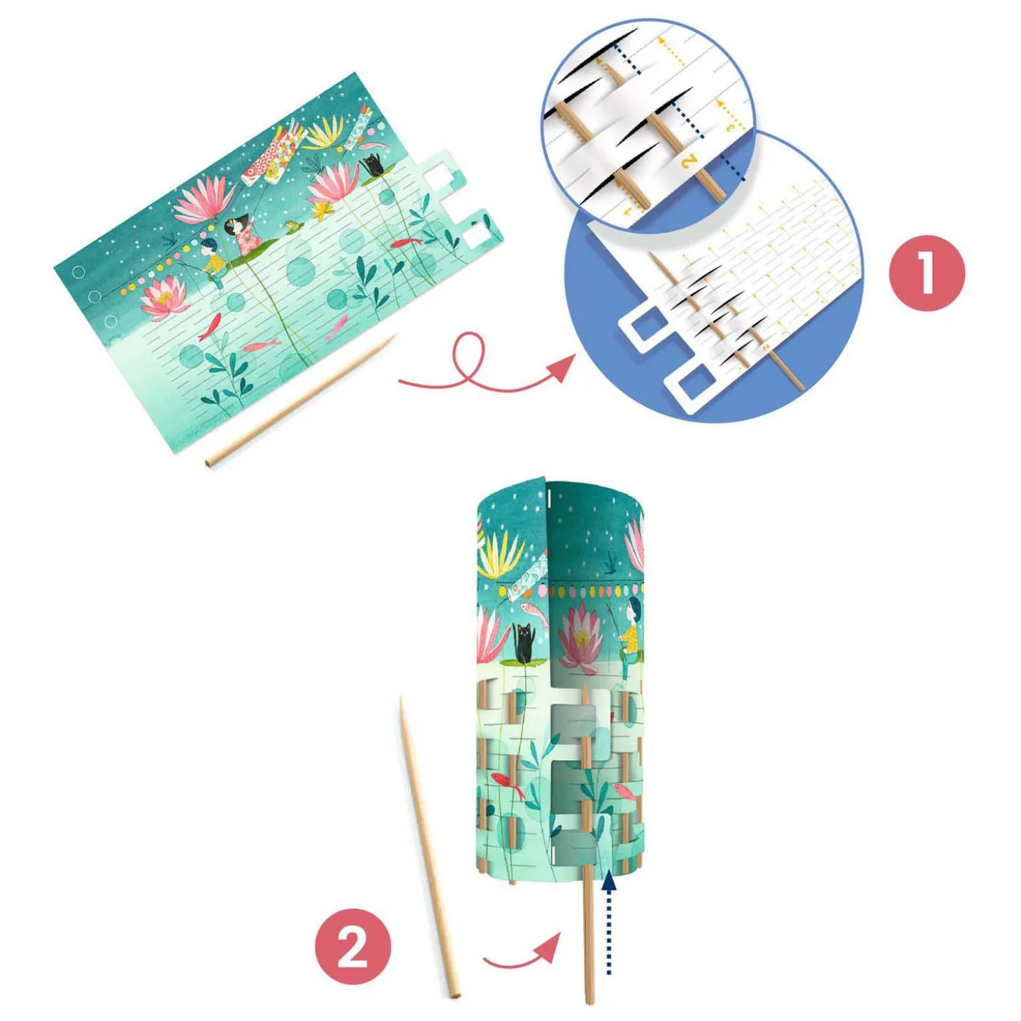 Djeco DIY - Knutselset Papieren Windlichten