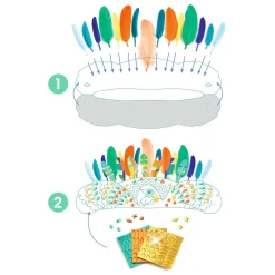 Djeco DIY - Knutselset Tropisch Hoofdtooi