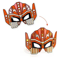 Djeco DIY - Masker Super Robots - 4 Maskers