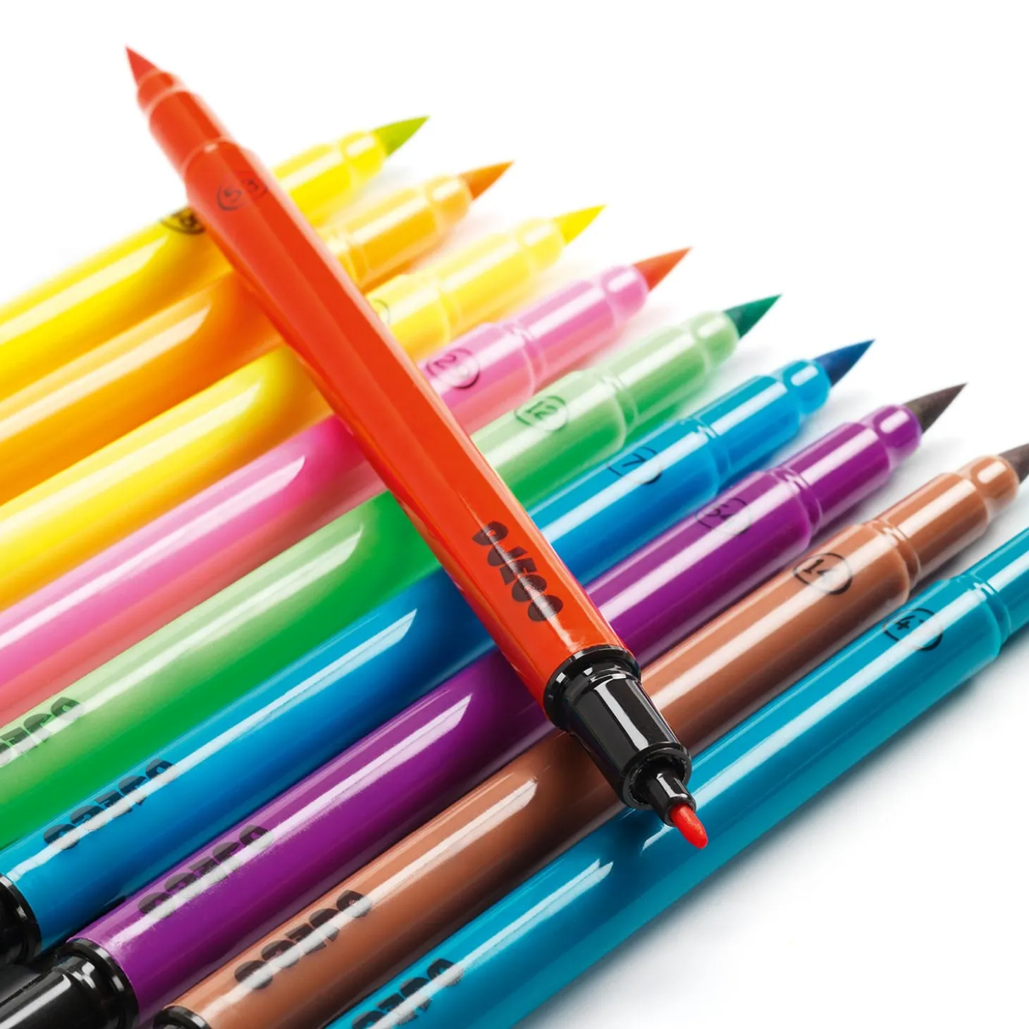 Djeco Dubbele Viltstiften Neon, 10st.