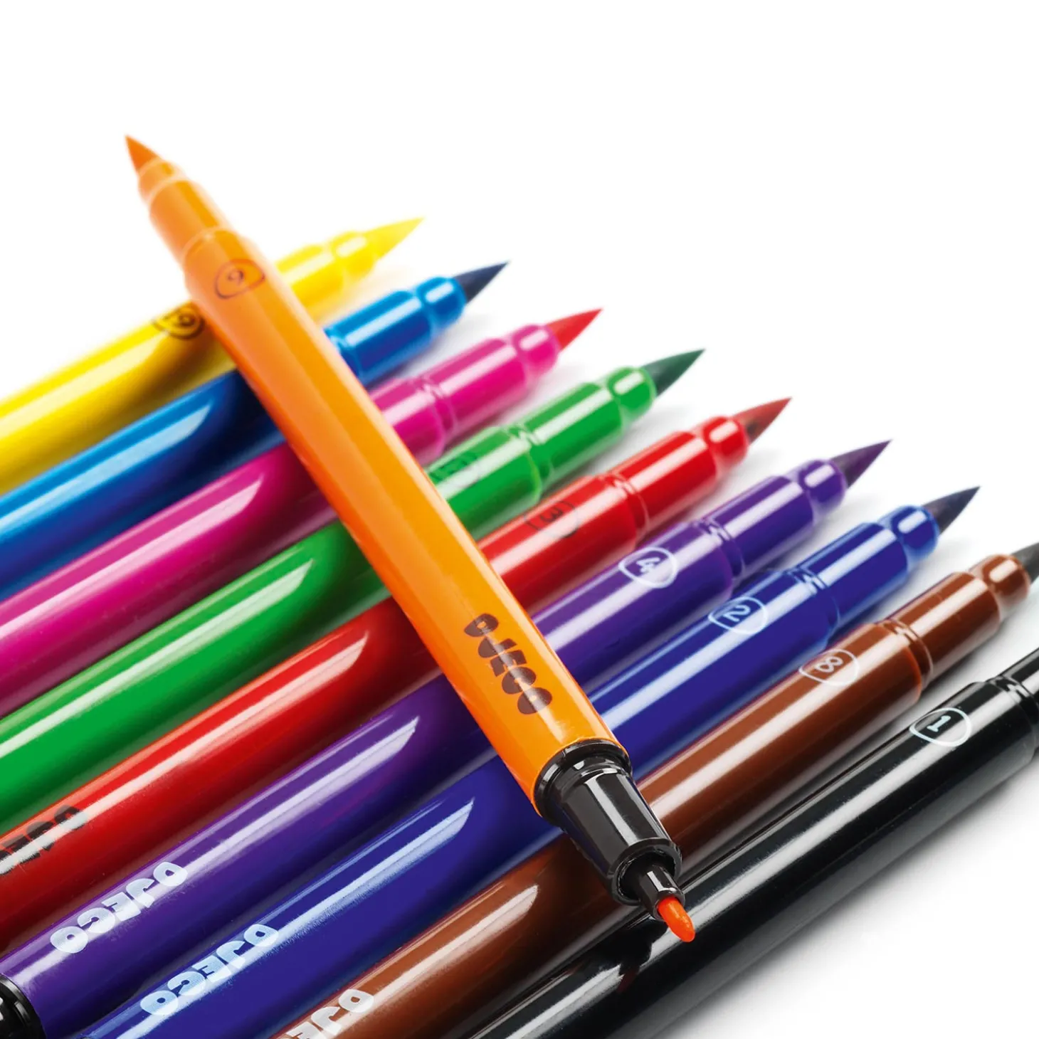 Djeco Dubbele Viltstiften, 10st.