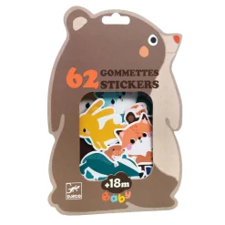 Djeco Grote Stickers - Bosdieren