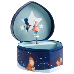 Djeco Hartvormige Muziekdoosje - Schaatsster