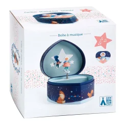 Djeco Hartvormige Muziekdoosje - Schaatsster