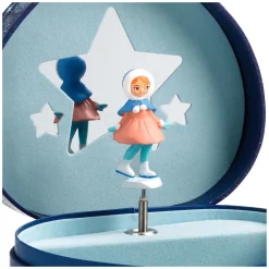 Djeco Hartvormige Muziekdoosje - Schaatsster