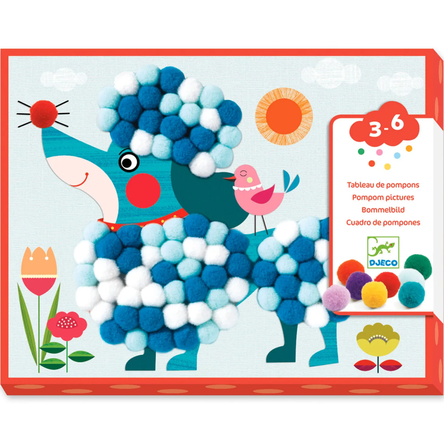 Djeco Honden Versieren met Pompons