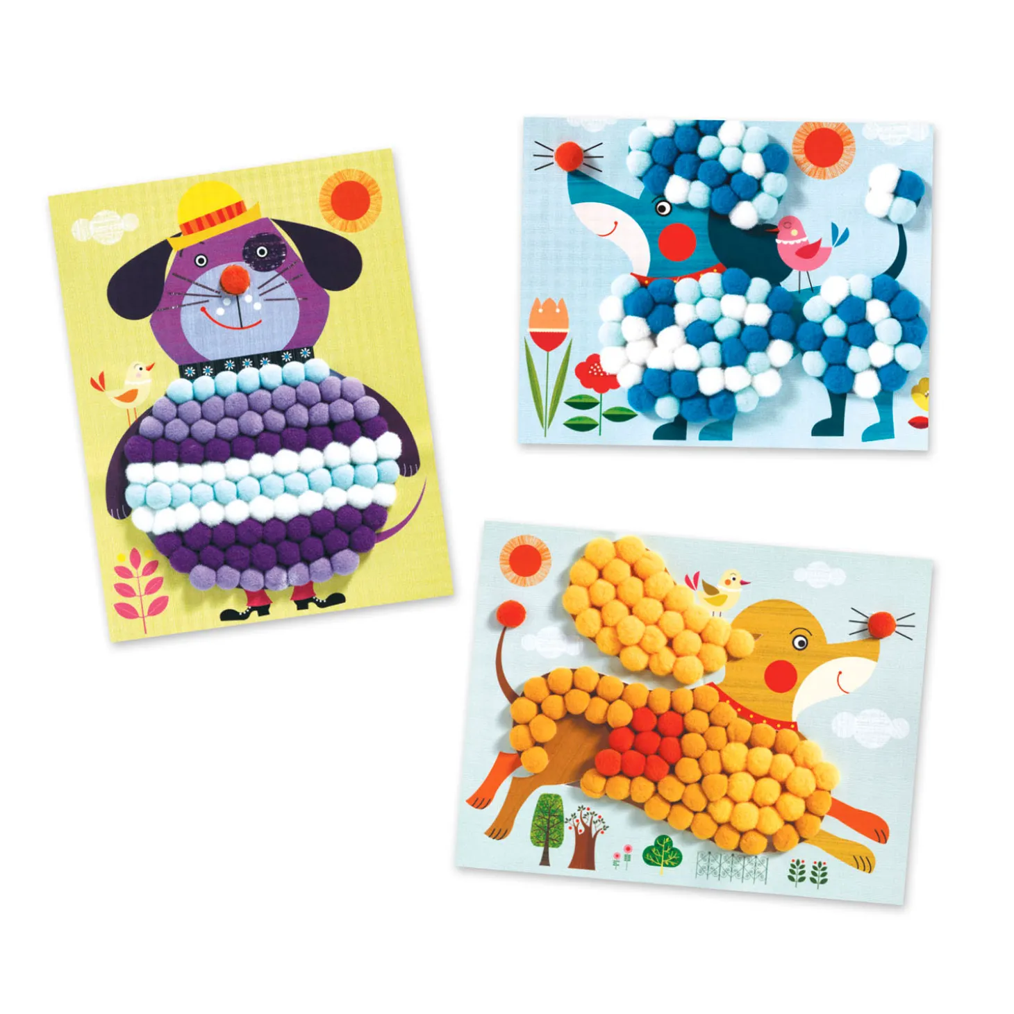 Djeco Honden Versieren met Pompons