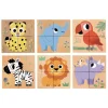 Djeco Houten Blokpuzzels - 4dlg.