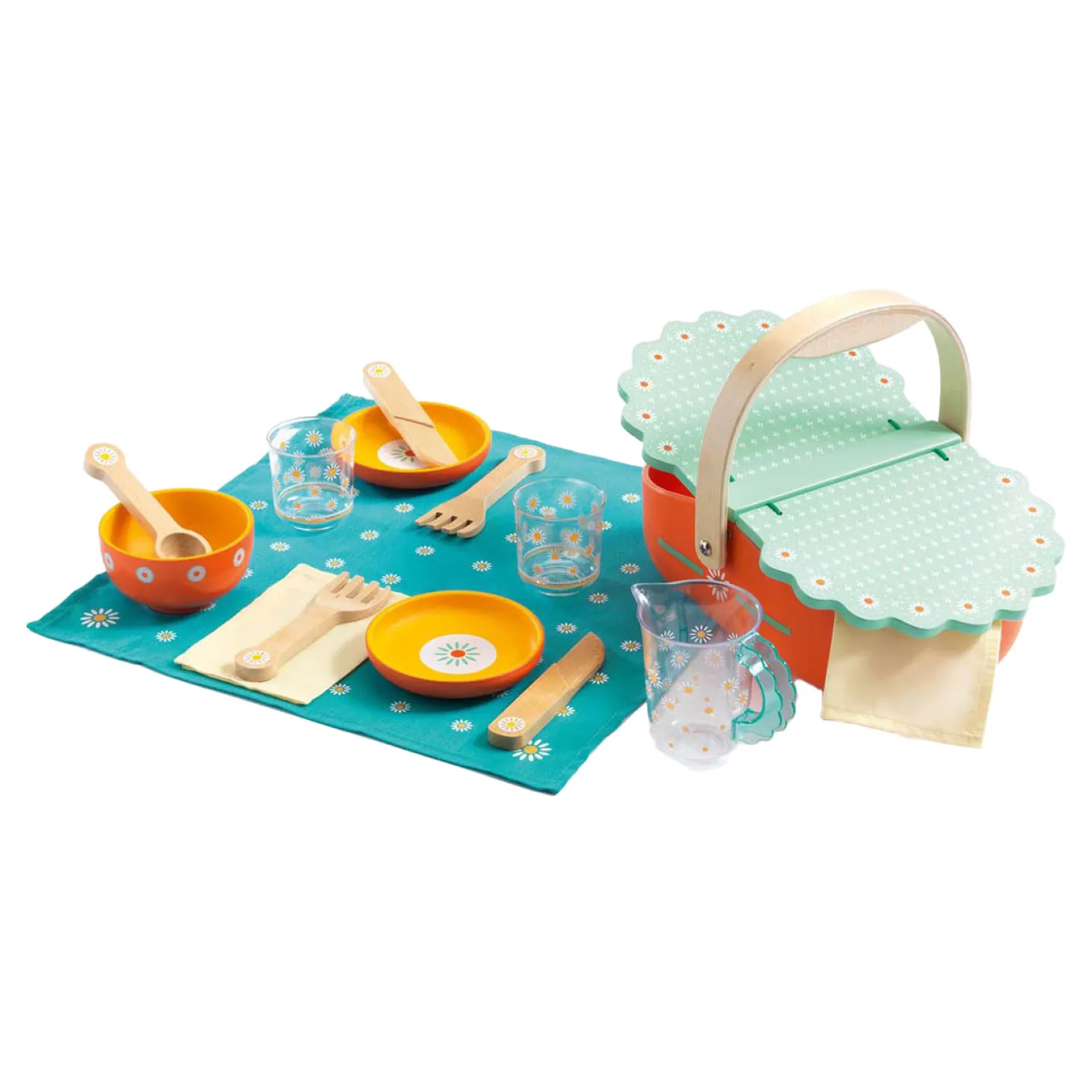 Djeco Houten Complete Picknickset