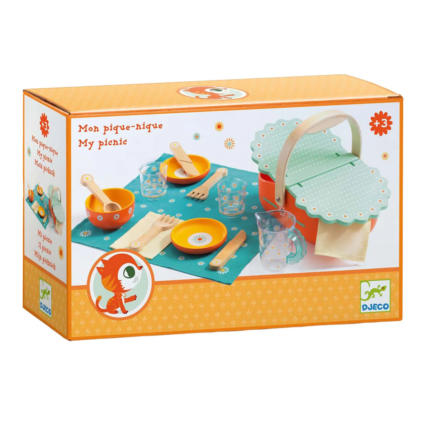 Djeco Houten Complete Picknickset