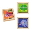 Djeco Houten Draaipuzzel - 4dlg.