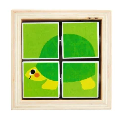 Djeco Houten Draaipuzzel - 4dlg.