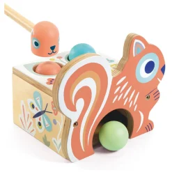 Djeco Houten Hamerbank Eekhoorn