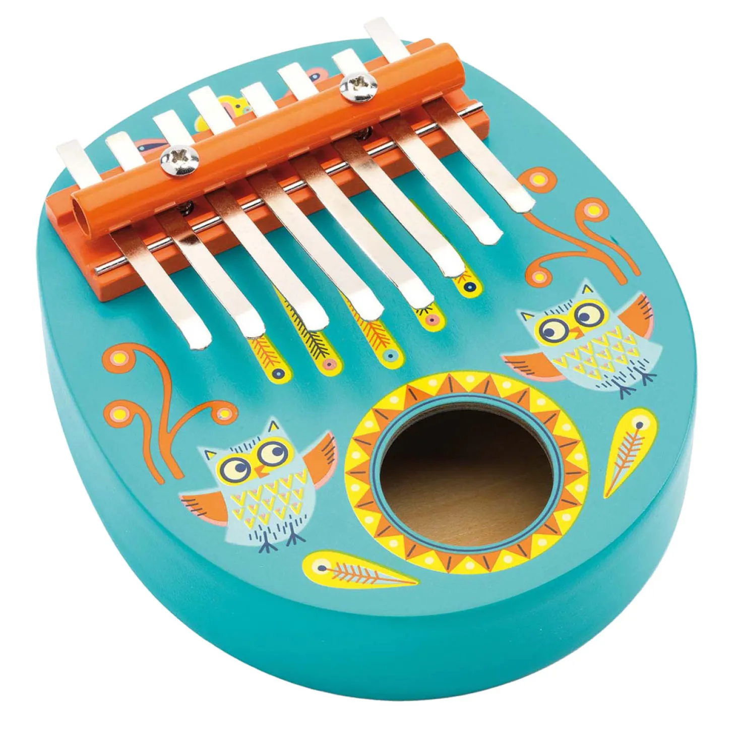 Djeco Houten Kleurrijke Kalimba