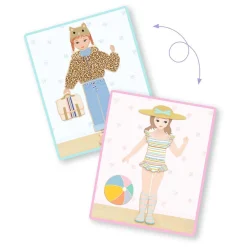 Djeco Houten Magneten Mix en Match - Outfits