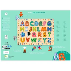 Djeco Houten Puzzel - Het Alfabet