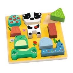 Djeco Houten Puzzel en Bouwspel