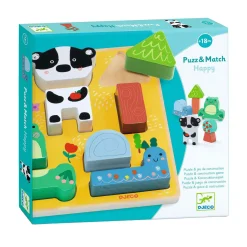 Djeco Houten Puzzel en Bouwspel