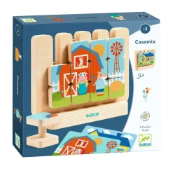Djeco Houten Puzzel Huizen