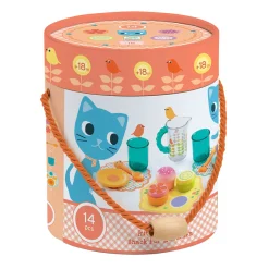 Djeco Kittens Tussendoortje Speeleten, 14dlg.