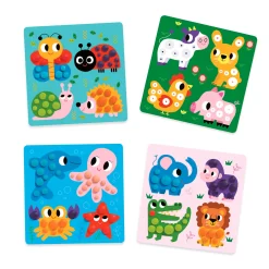 Djeco Kleiset Dieren - 6 Kleuren Klei