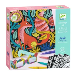 Djeco Kleuren met 3D-effect - Fantasy Forest