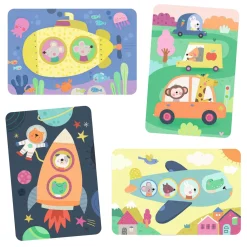 Djeco Kleuren met Water - Onderweg