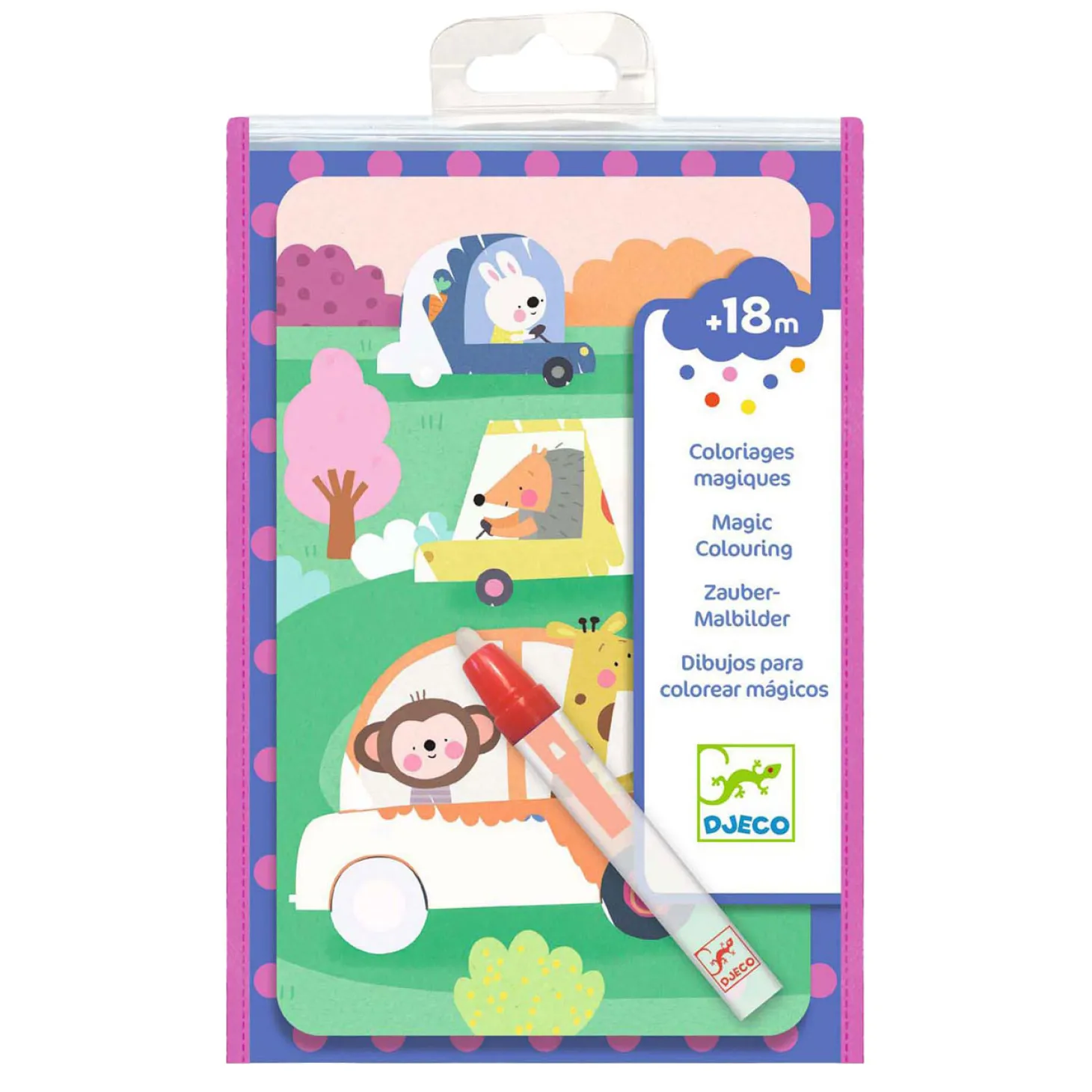 Djeco Kleuren met Water - Onderweg