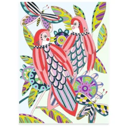 Djeco Kleurplaten Vogels