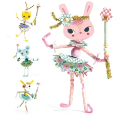 Djeco Knutselset Chenilledraden - Feeen Rijgen