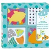 Djeco Knutselset Creaties met Stickers Vissen