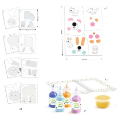 Djeco Knutselset Vingerverf