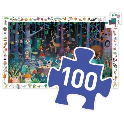 Djeco Legpuzzel Betoverd Bos - 100st.