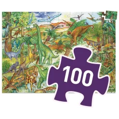 Djeco Legpuzzel Dinosaurus - 100st.