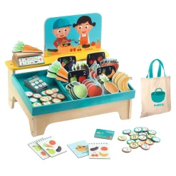 Djeco Mea en Milo Groente en Fruitkraam