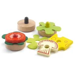 Djeco Mia en Leo Aperatief Houten Speeleten Set, 21dlg.