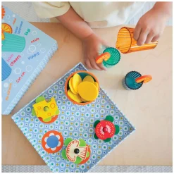 Djeco Mia en Leo Aperatief Houten Speeleten Set, 21dlg.