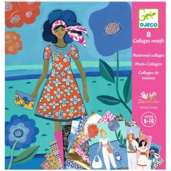 Djeco Mode Collages met 8 Kaarten