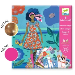 Djeco Mode Collages met 8 Kaarten