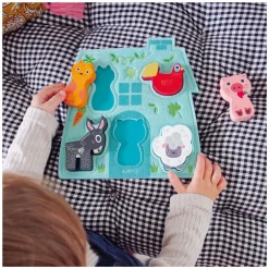 Djeco Mouki Vormenpuzzel, 5st.