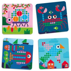 Djeco Mozaiekspel met 8  Plaatjes