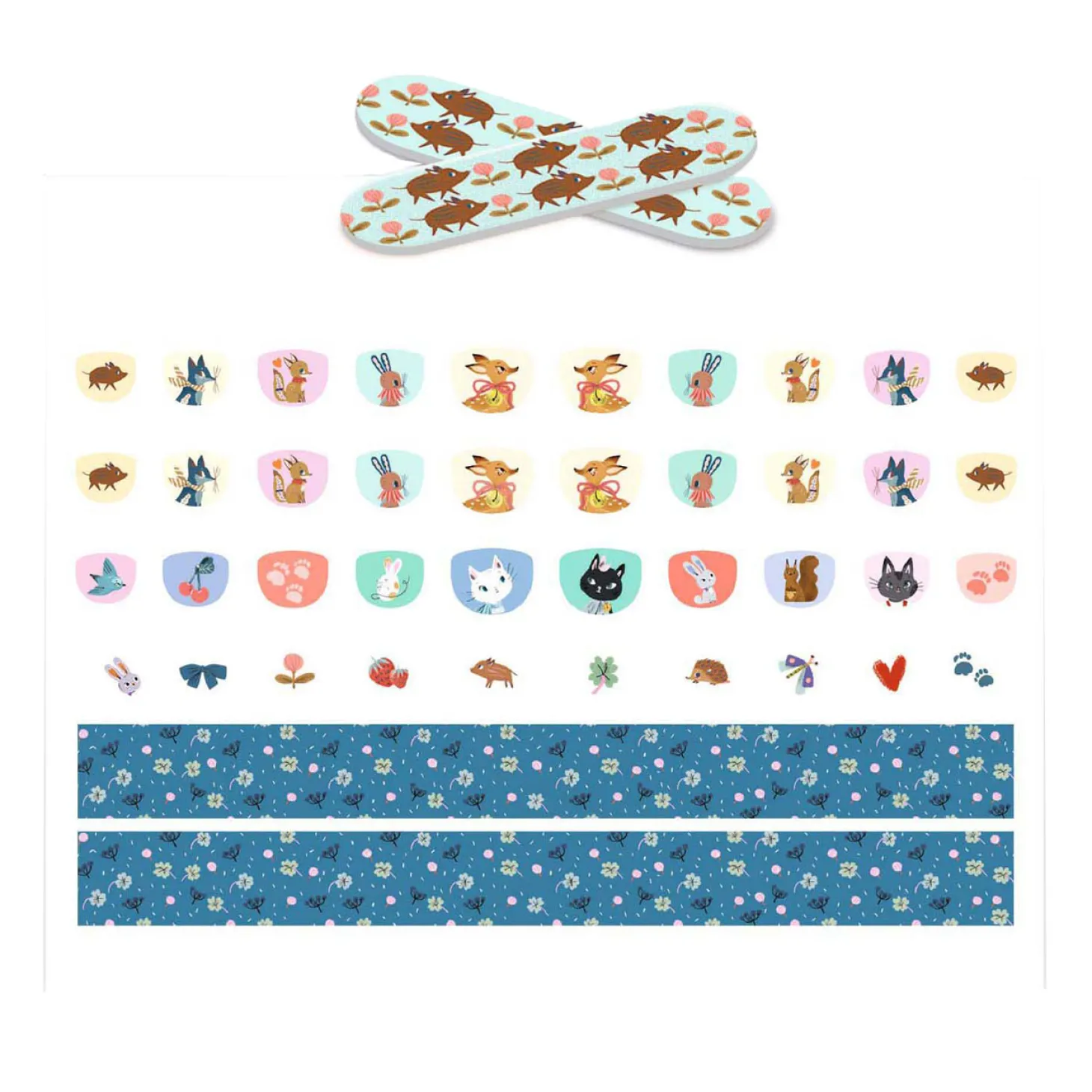 Djeco Nagelstickers Diertjes - 120 Stickers