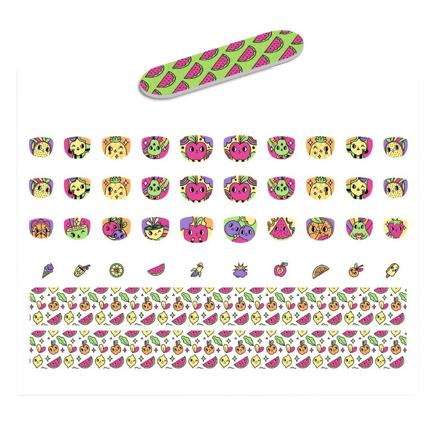 Djeco Nagelstickers Fruit - 120 Stickers