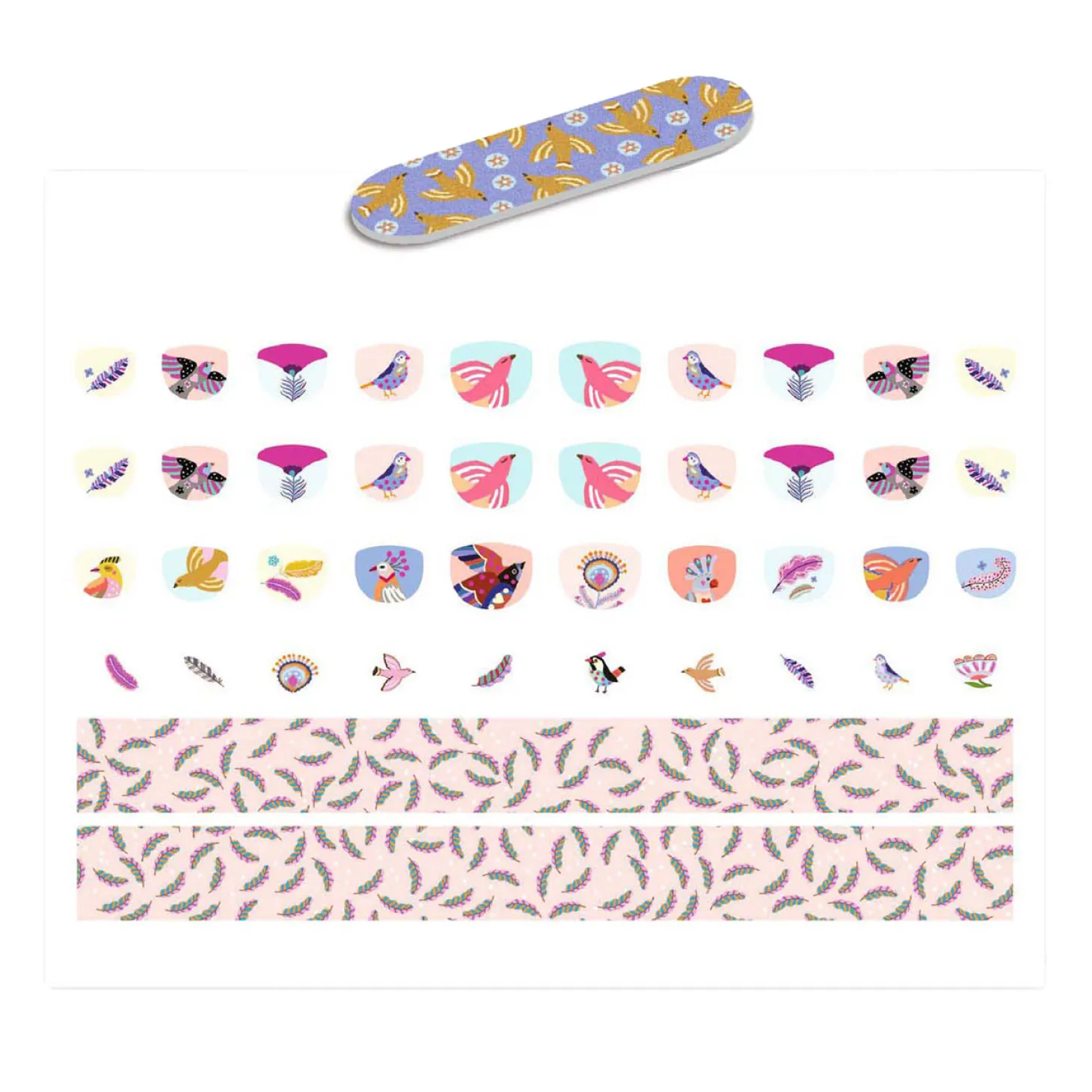 Djeco Nagelstickers Veren - 120 Stickers