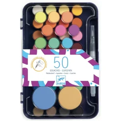 Djeco Plakkaatverf, 50 Kleuren