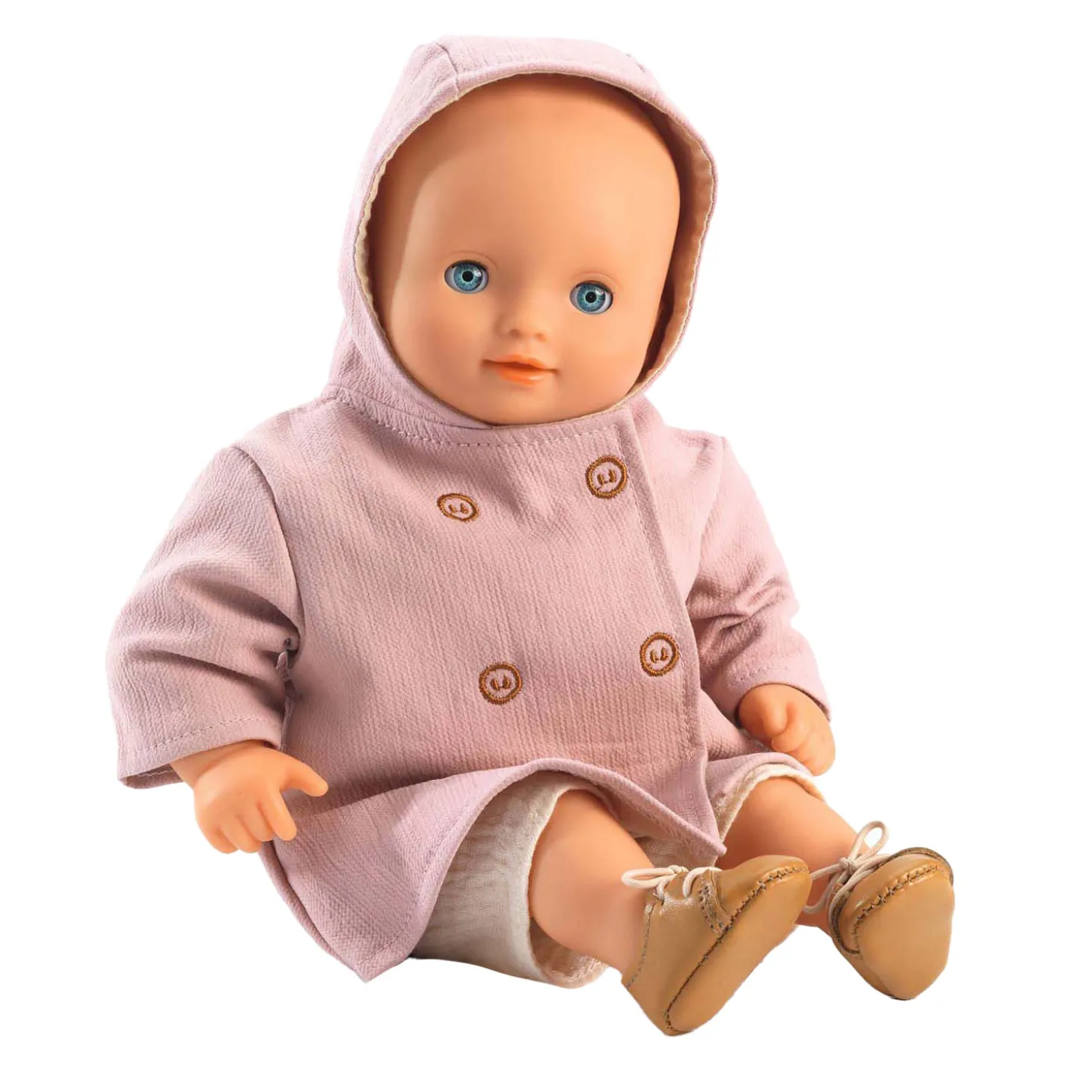 Djeco Poppen Jas met Capuchon